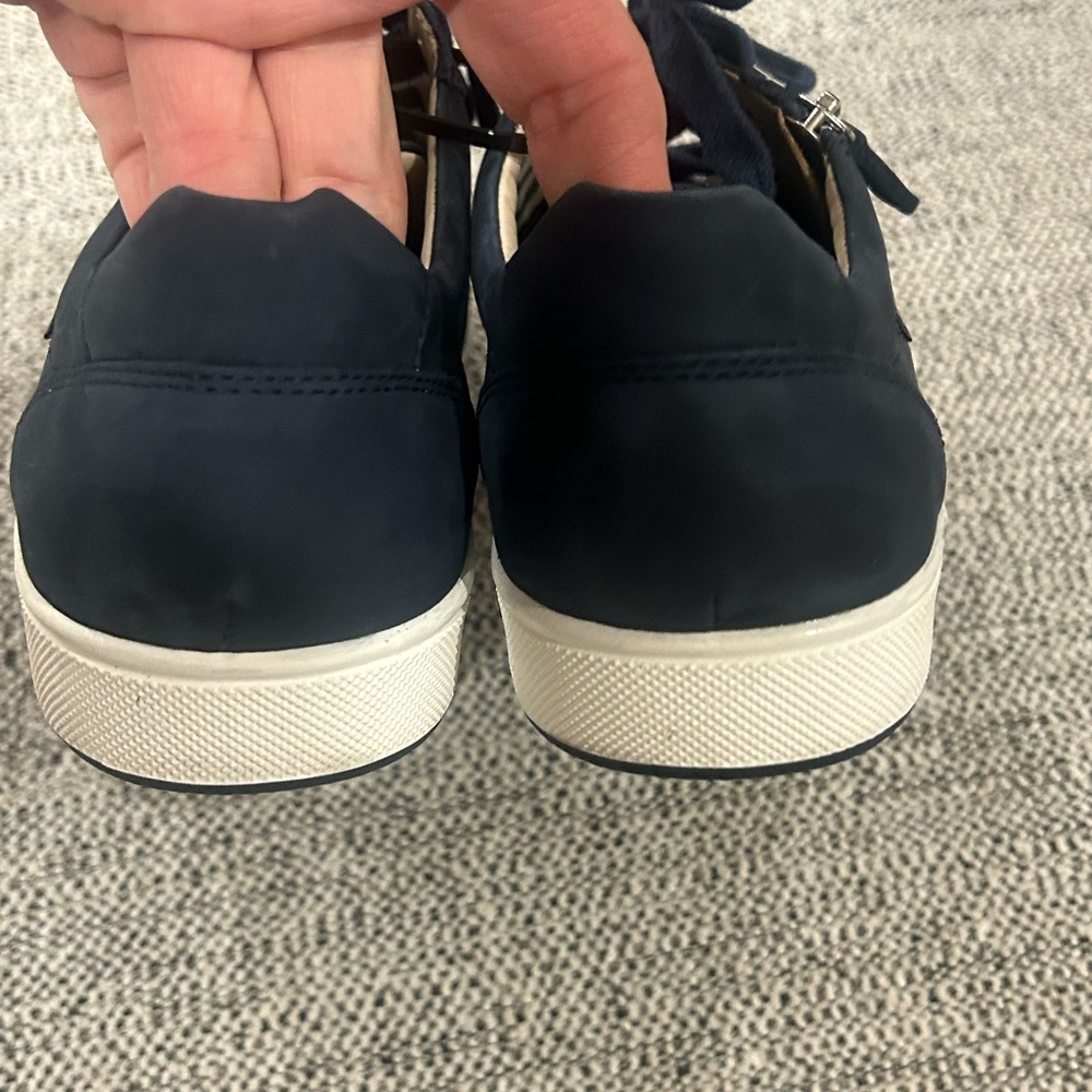 Mephisto Women's Nikita Jeans Blue Sneakers Size 10 US Lace Up Zip Sporty NEW - Picture 7 of 13